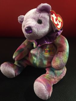 Ty birthday bear P.E. pellets /no cash app