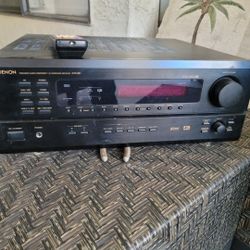 7 channel dennon receiver with manuel and remote in new condition firm price 