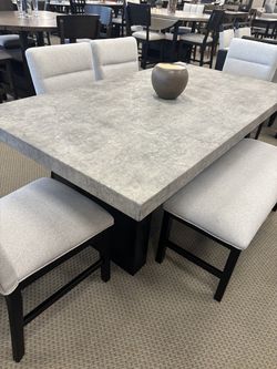 6pc dining room table set