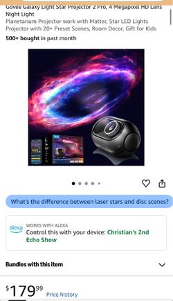 Govee galaxy light start projector
