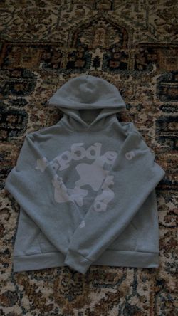 Sp5der gray hoodie