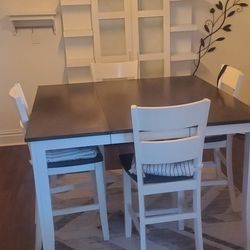 Dining Table plus  4 Chairs and Cabinets