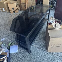 Glass Television Stand 