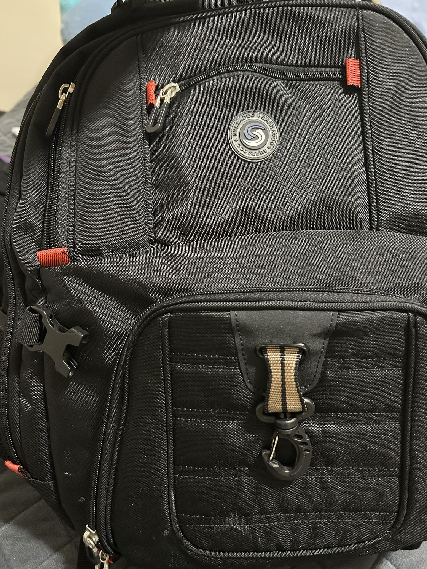Black backpack