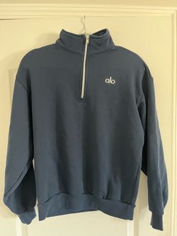 ALO XS Navy quarter zip