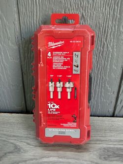 Milwaukee Carbide Hole Cutter Kit (4-Piece)