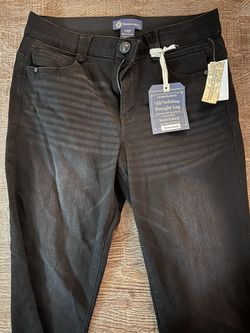Black Demin Straight Fit Democracy Jeans