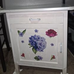 Vintage Porcelain Top Kitchen Island 