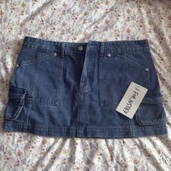 Denim shorts
