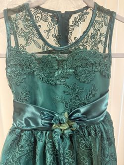 Vestido Verde De Niña