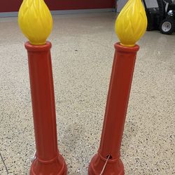 Christmas Lighted Candles