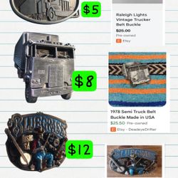 Vintage Belt Buckles