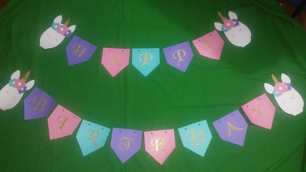 Happy birthday banners