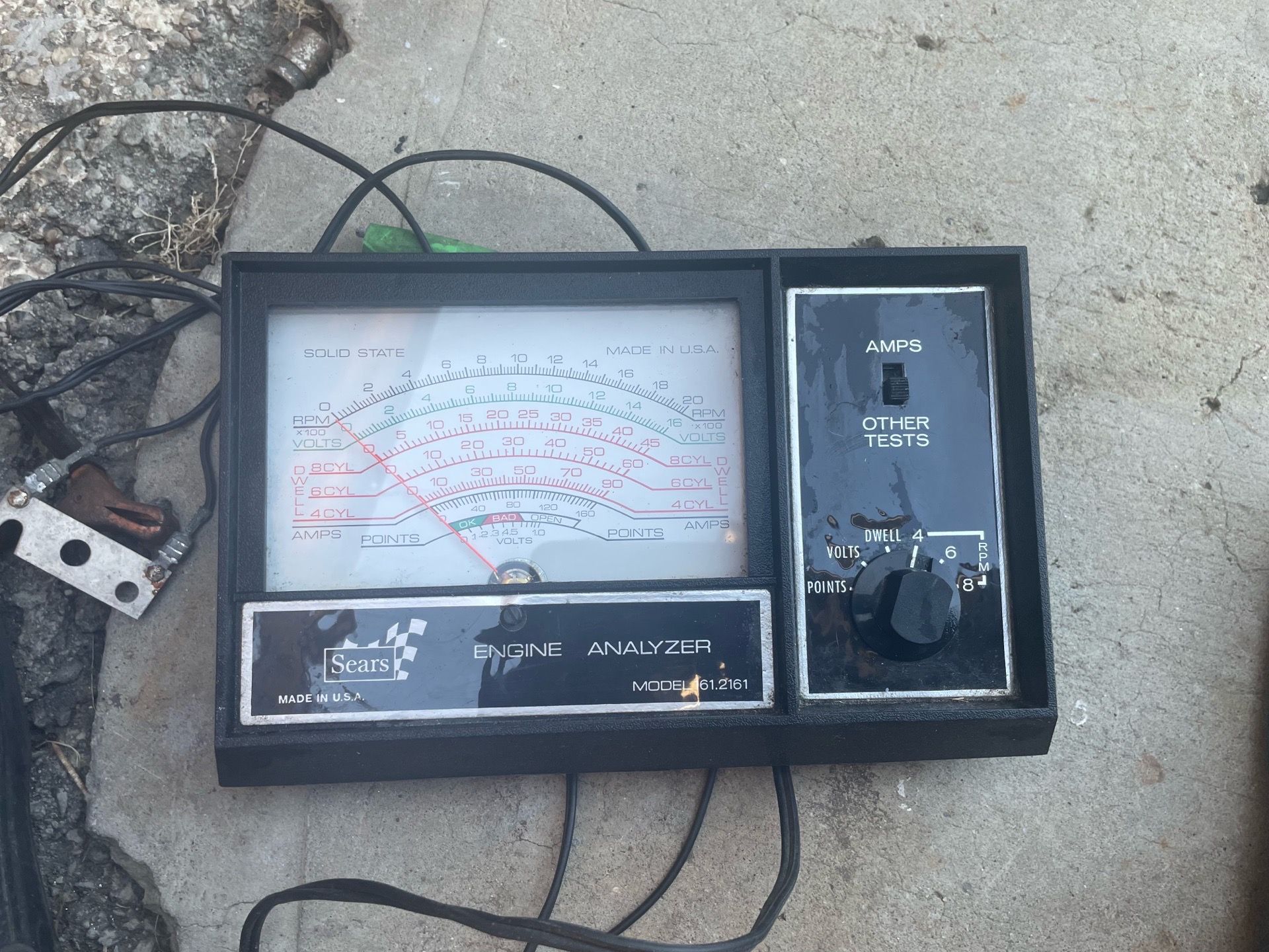 Vintage Sears engine analyzer