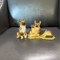 German shepherd dog statues