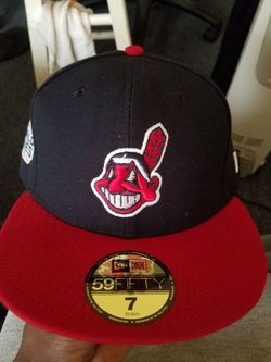 Authentic indians world series cap sz 7 3/4 $25