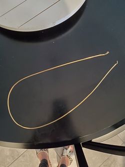 30" 14kt gold plated chain