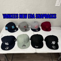 MLB New Era New York Yankees Navy Blue, Black Grey 9fifty SnapBack Hats 