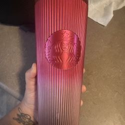 Fuchsia Starbucks Cup