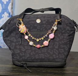 Pink Unicorn beaded Bag Chain