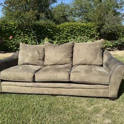 Couch, Two Love Seats, And Ottoman 