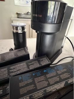 Nespresso machine with frother