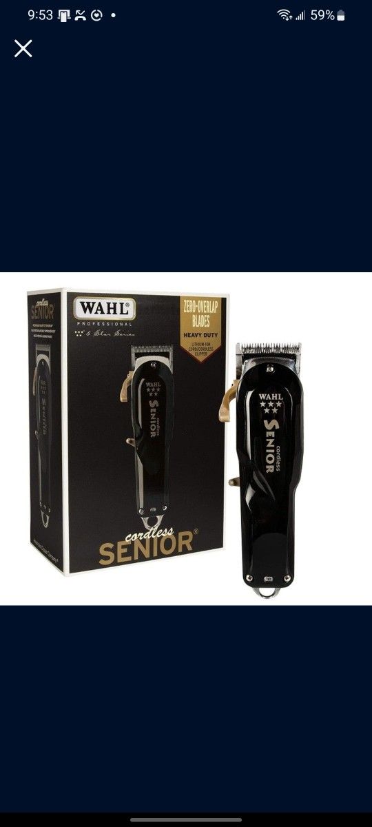 Wahl Senior Cordless