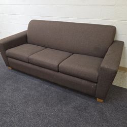 BROWN FABRIC SOFA