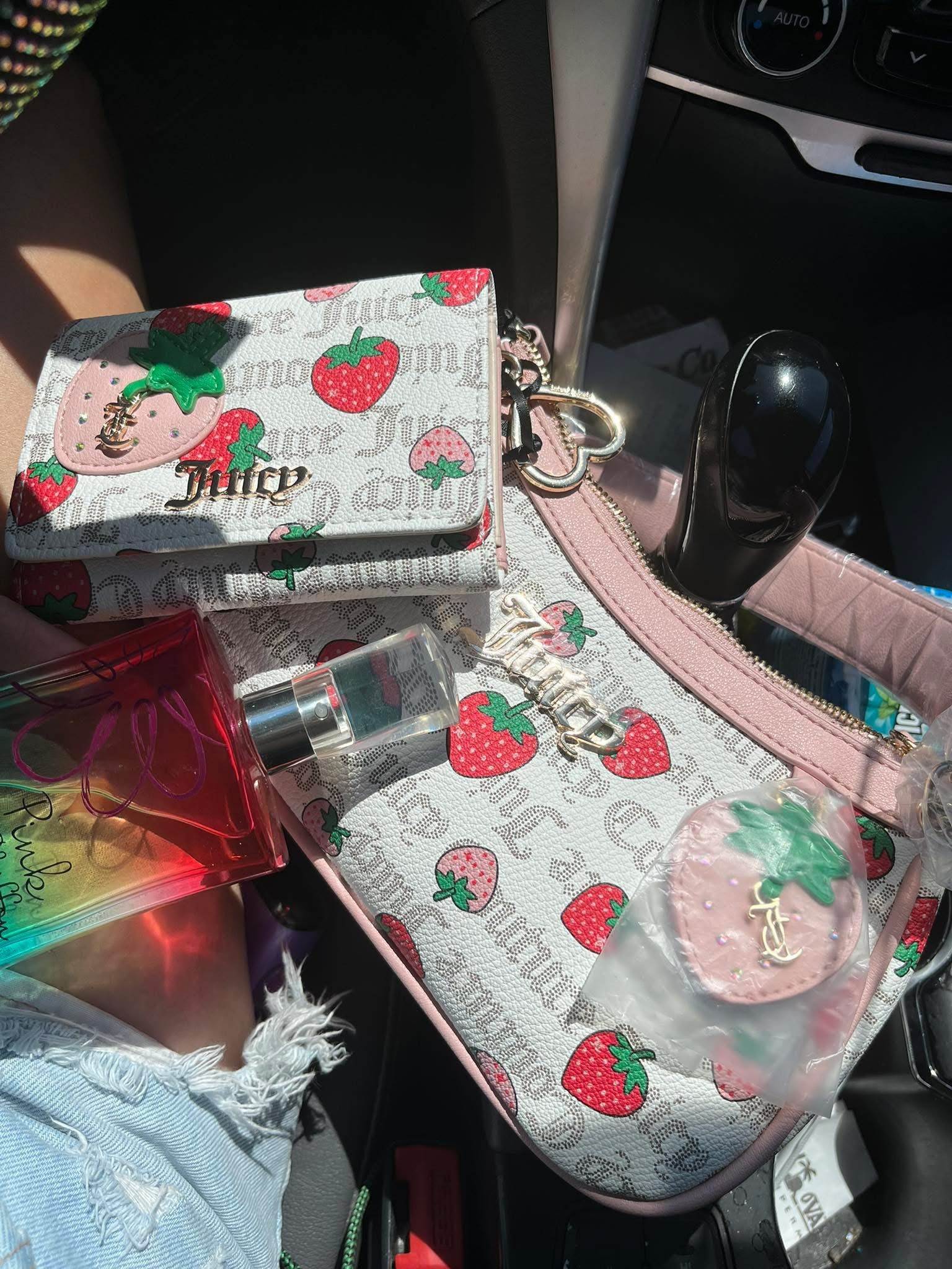 Juicy Couture Strawberry Purse And Wallet