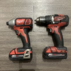 Milwuakee M18 Drillset