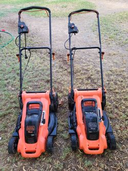 2 corded electric lawn mowers for parts