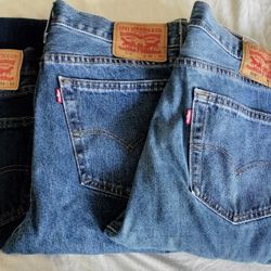 3 Pairs Of Levis