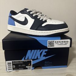 Retro 1 Low OG - Obsidian/University Blue