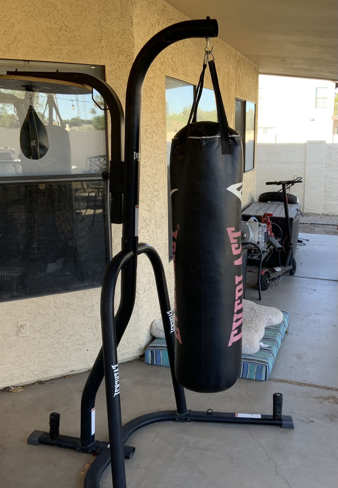 Everlast Dual Station Heavy Bag And Speed Bog Combo
