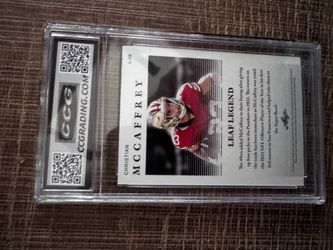 Christian McCaffrey Leaf Legend CCG Graded Card