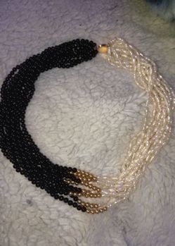 Vintage Rice Pearls Necklace