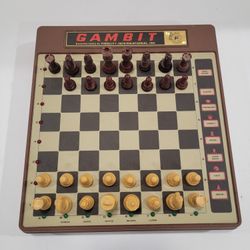Fidelity Gambit Electronic Chess Challenger ~ Vintage Computer Game 6084 WORKS