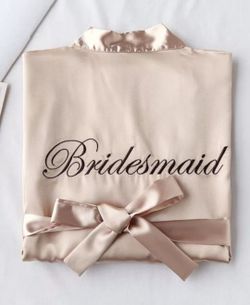 Brand New Bridesmaid Robe