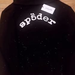 Rhinostone Spider Hoodie