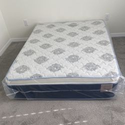Queen Size Mattress Pillow Top 14” Inches Thick Excellent Comfort Also Available: Twin, Full And King New From Factory Delivery Available