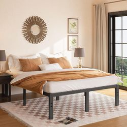 King metal bed frame
