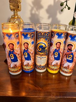 Los Angeles Rams Prayer Candles