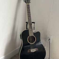 12 String Acoustic Electric Guitar