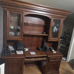 Hooked Desk And Credenza