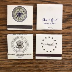 Official Presidential Matchbooks