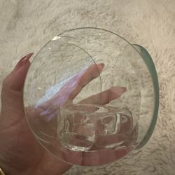 Glass Candle Holder