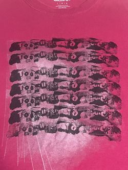 “Too High To Fvck” Burgundy Men’s T-Shirt