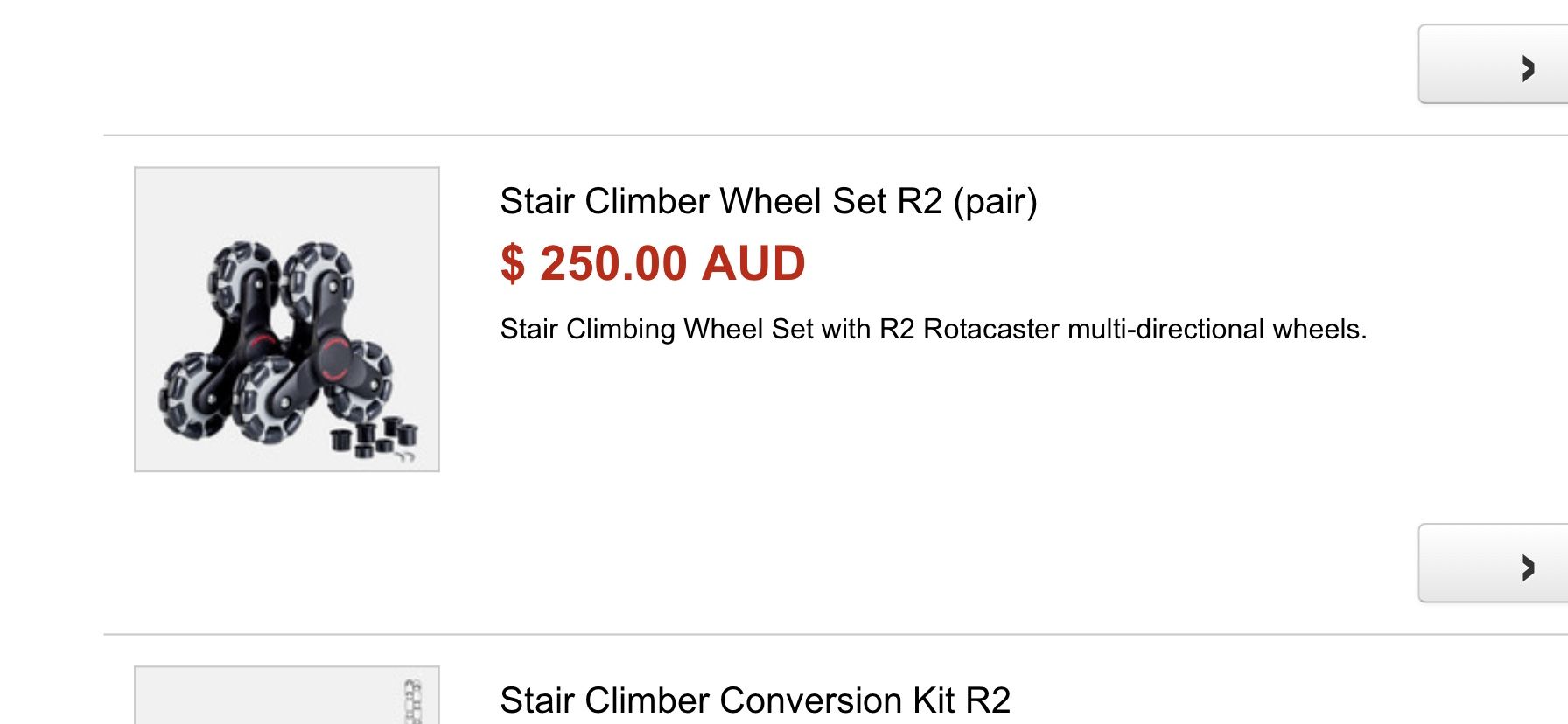 Stair climber conversion kit r2