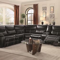 Brand New Manual Recliner Sectional Couch