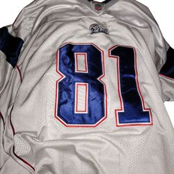 On field Reebok Randy Moss New England Patriots Jersey Size 54